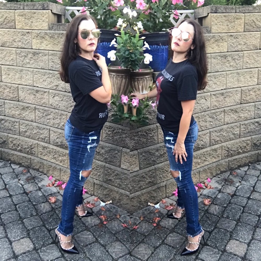 KANCAN Destroyed Dark Denim Skinny Jeans KC5055D - Picture 4 of 11